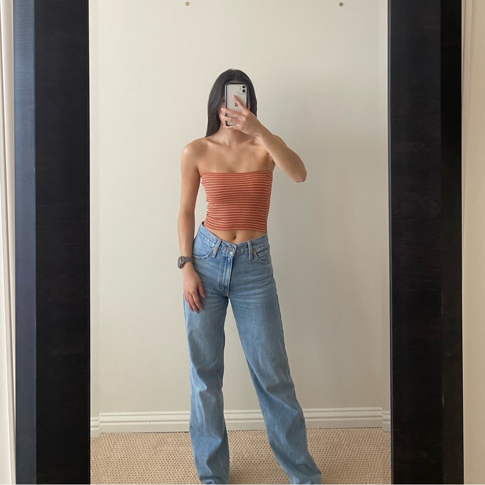 Brandy Melville striped tube top